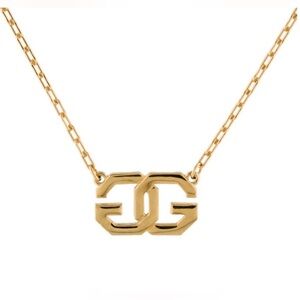 Givenchy vintage GG gold plated necklace - authentic with COA